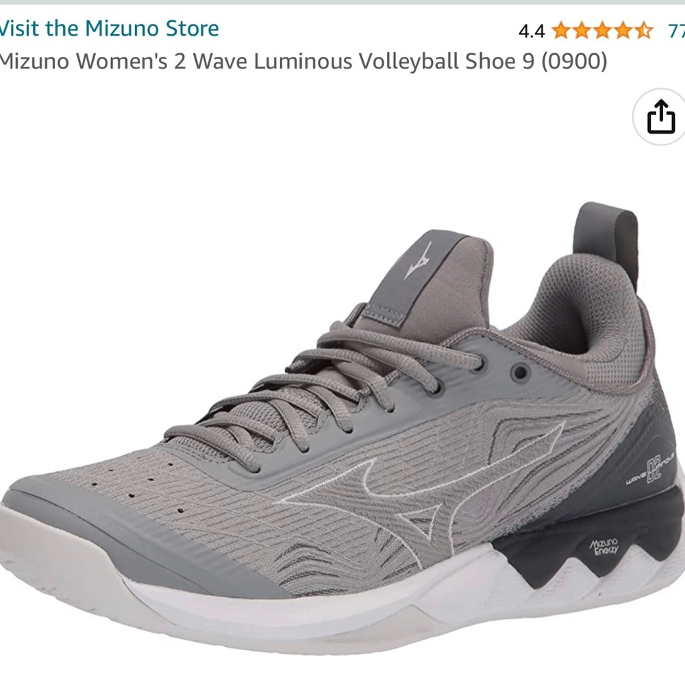 Mizuno Women's 2 Wave Luminous Volleyball Shoe
